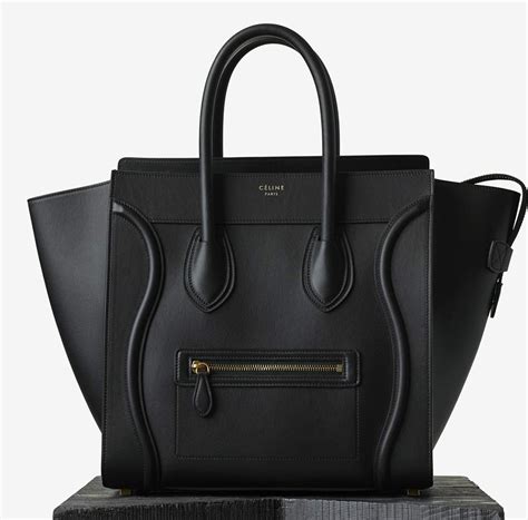 how big is your average celine bag|Celine shoulder luggage tote price.